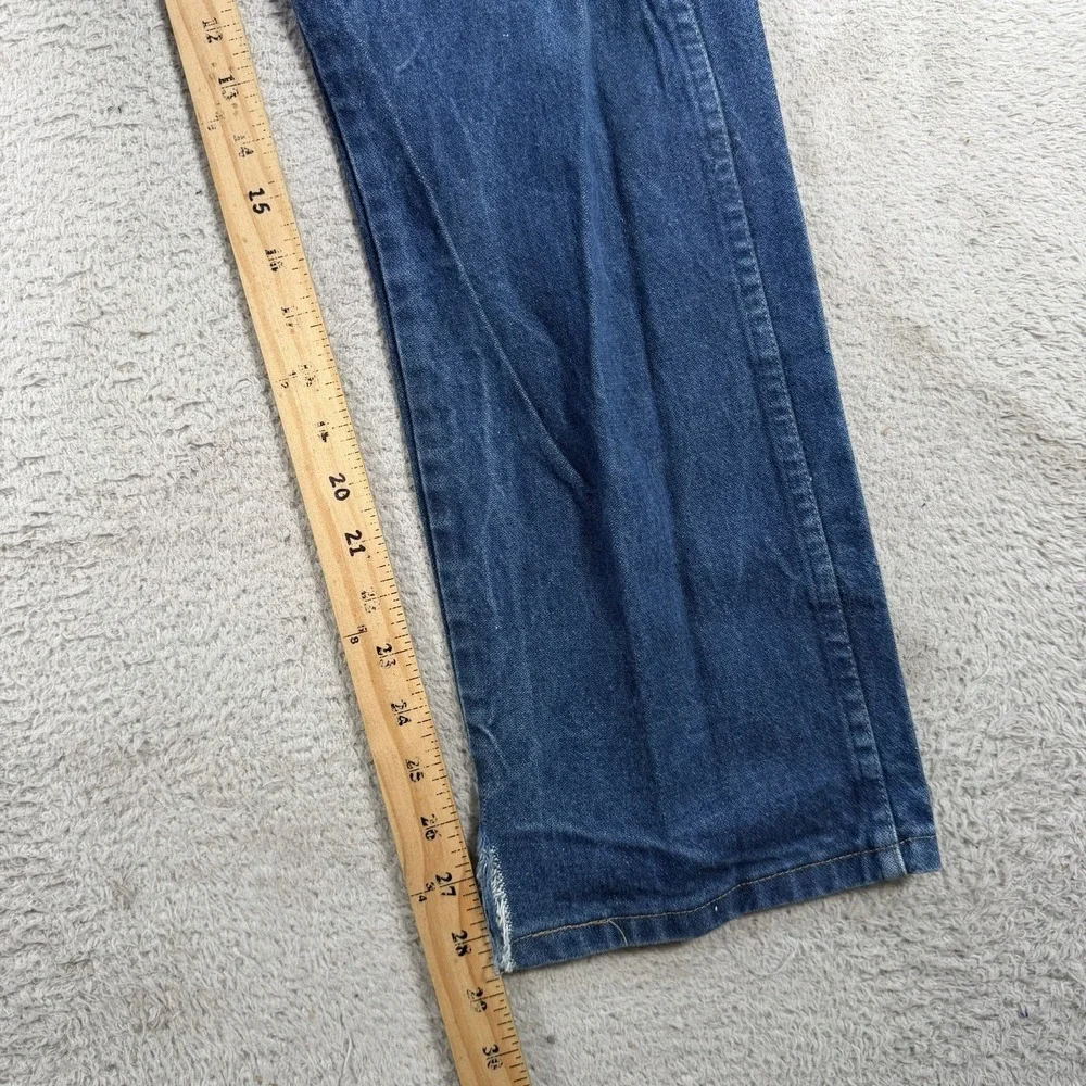 Wrangler Jeans Mens 30x30 Blue Cowboy Cut Western Rodeo Denim Workwear